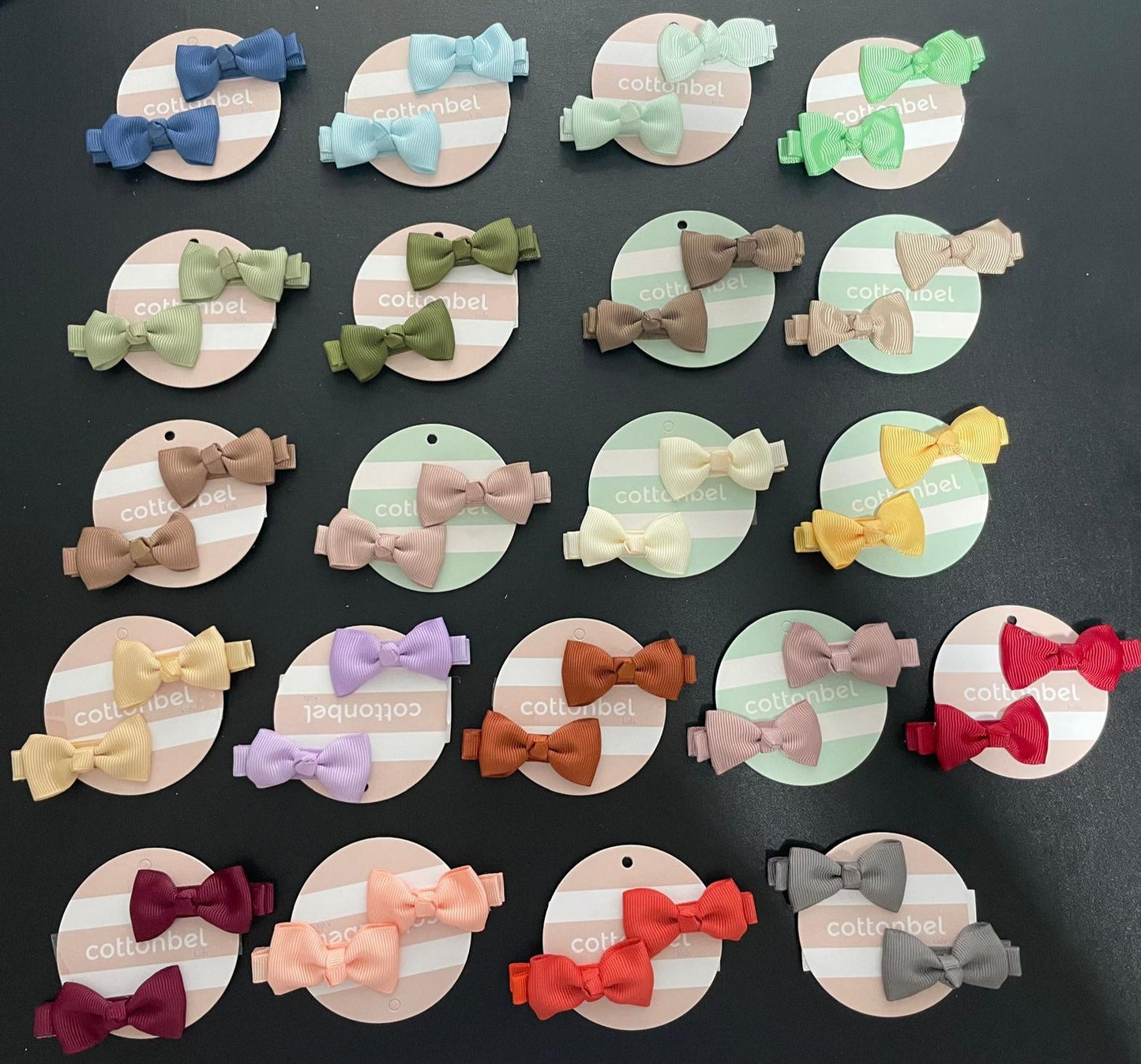 Pinza lacito 2 pack Varios colores