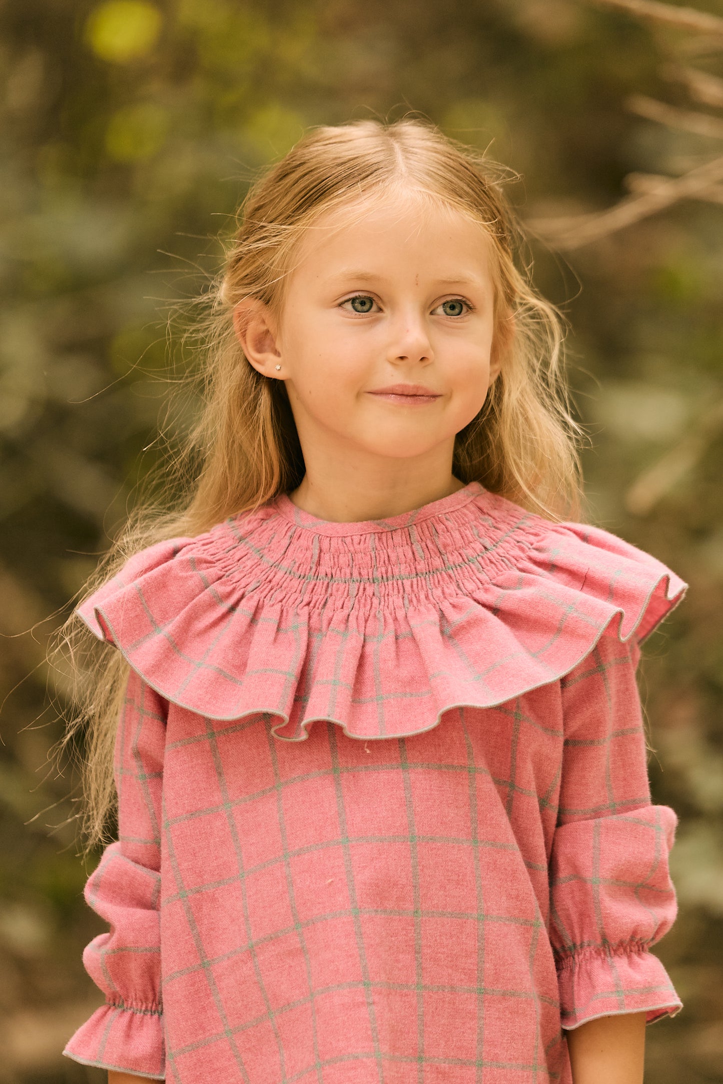 VESTIDO CUADRO ROSA