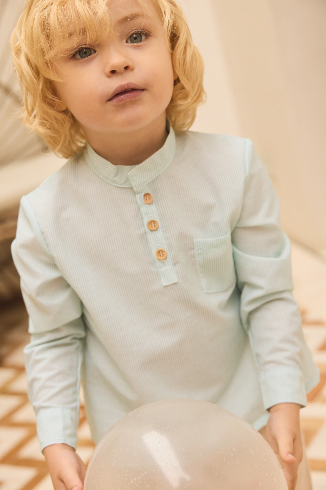 CAMISA RAYA VERDE