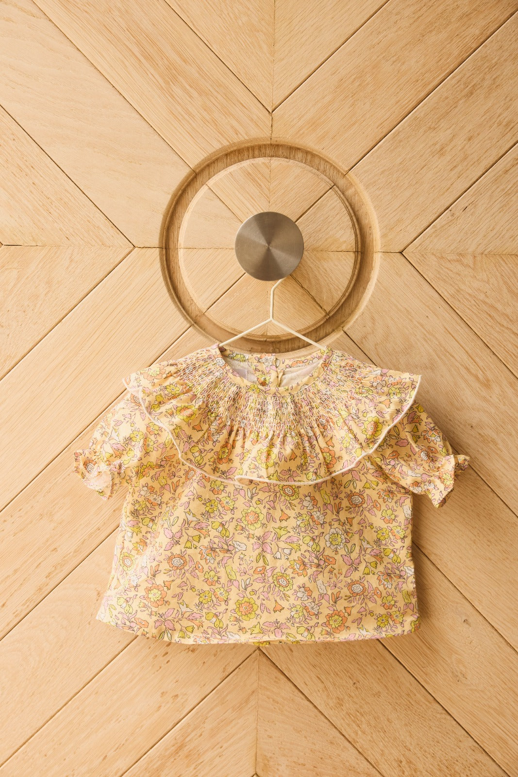 BLUSA FLOR NIDO DE ABEJA