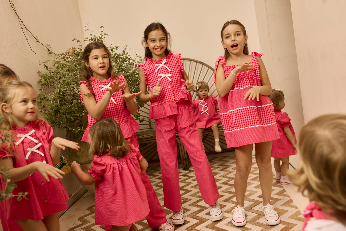 CONJUNTO BLUSA PANTALÓN VICHY