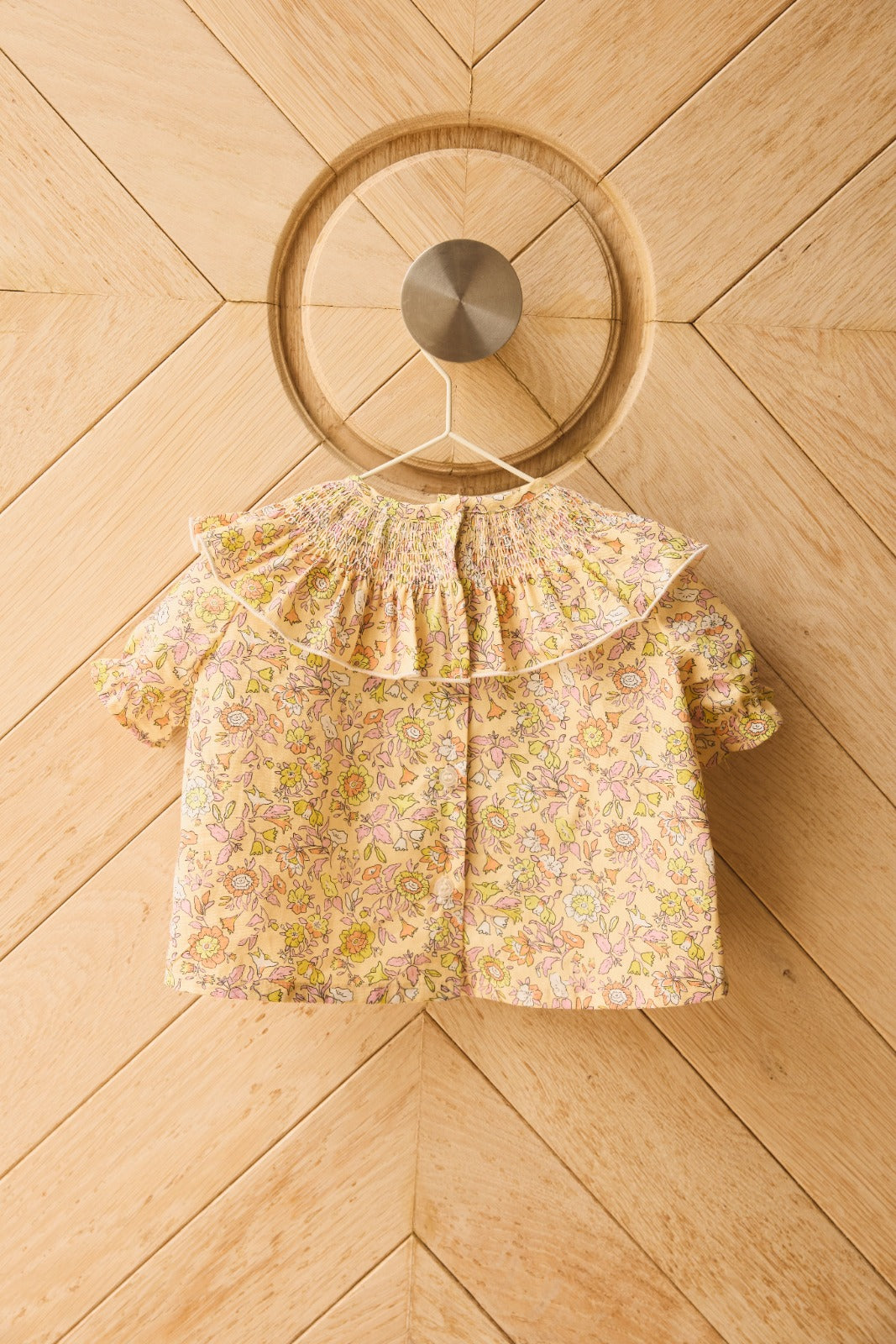 BLUSA FLOR NIDO DE ABEJA