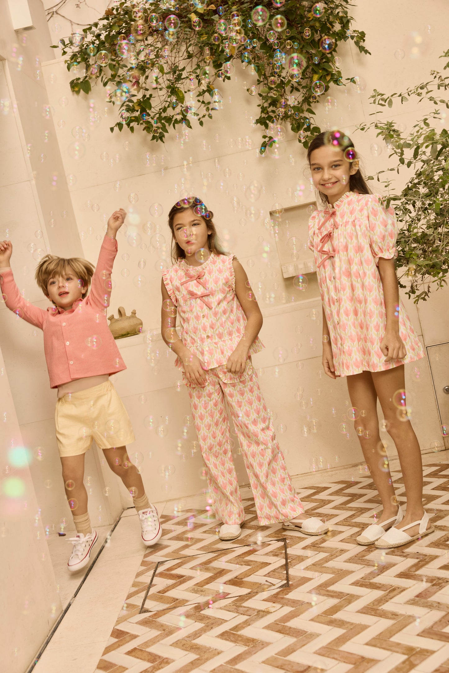 CONJUNTO BLUSA PANTALÓN FLORES