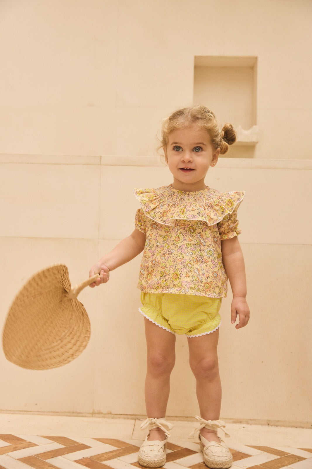 BLUSA FLOR NIDO DE ABEJA