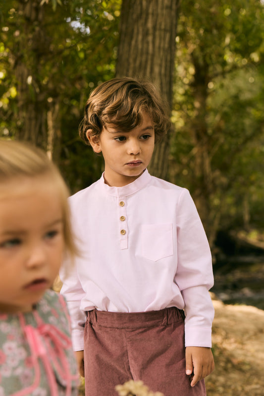 CAMISA VIYELA ROSA CLARO