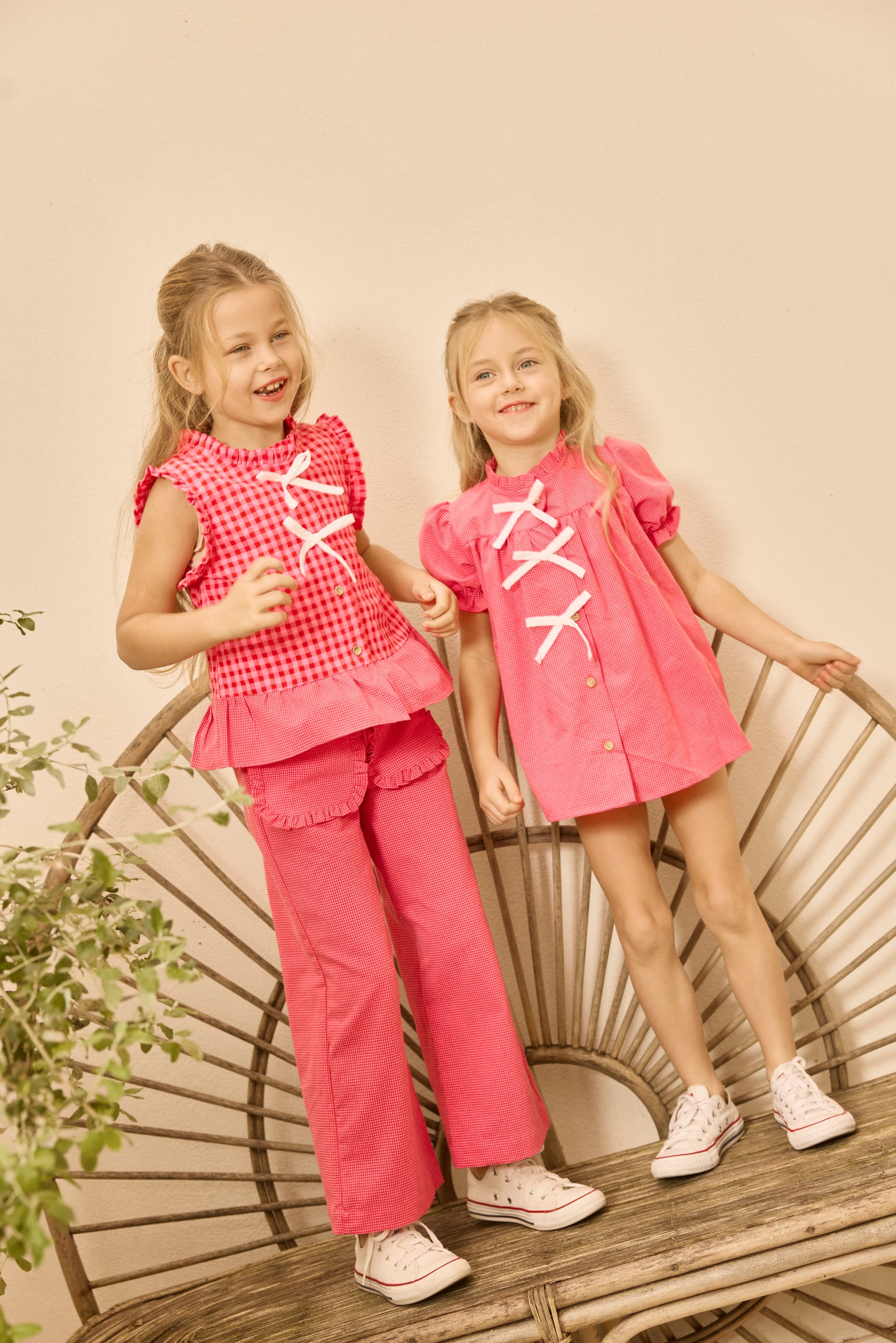 CONJUNTO BLUSA PANTALÓN VICHY