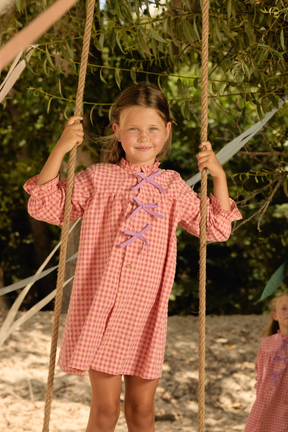 VESTIDO VICHY LAZOS