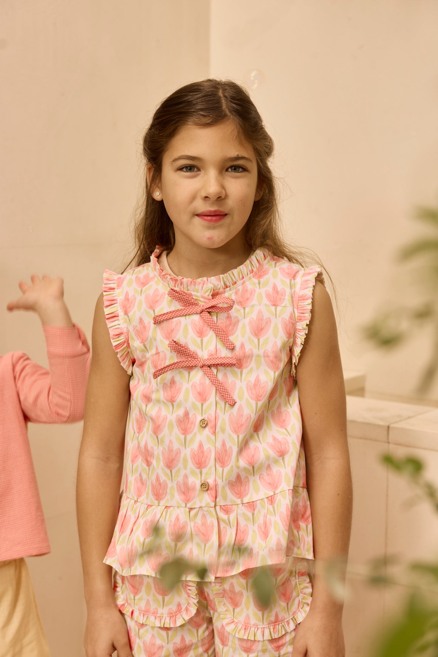 CONJUNTO BLUSA PANTALÓN FLORES