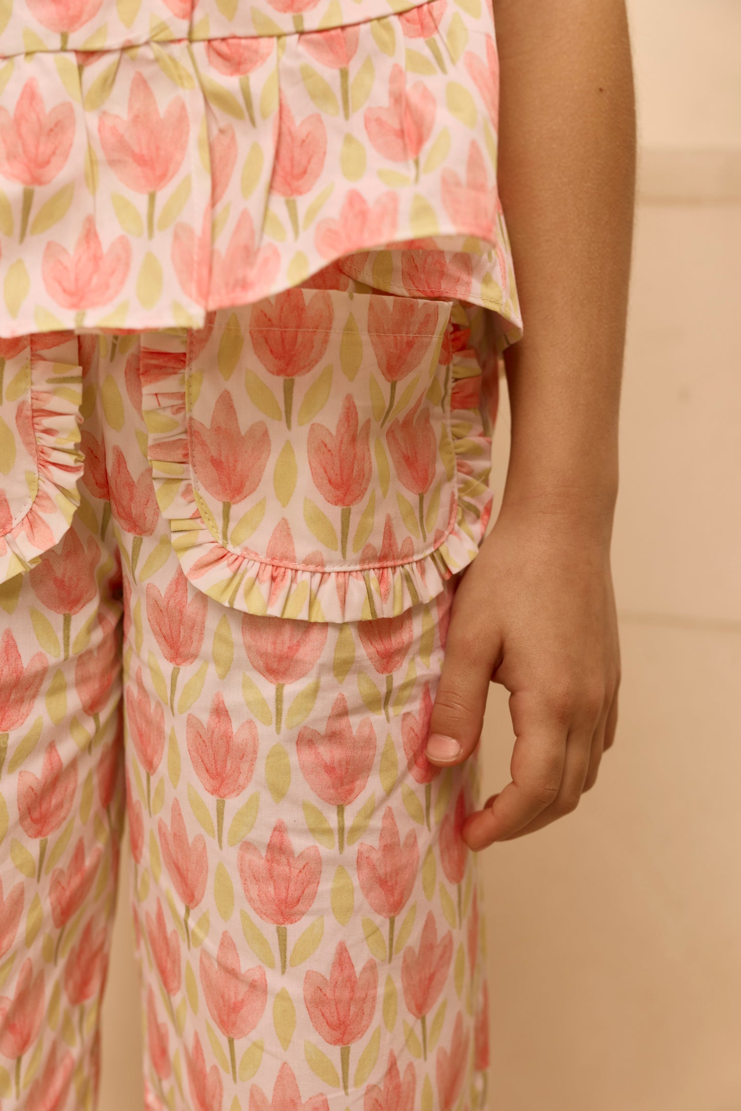 CONJUNTO BLUSA PANTALÓN FLORES