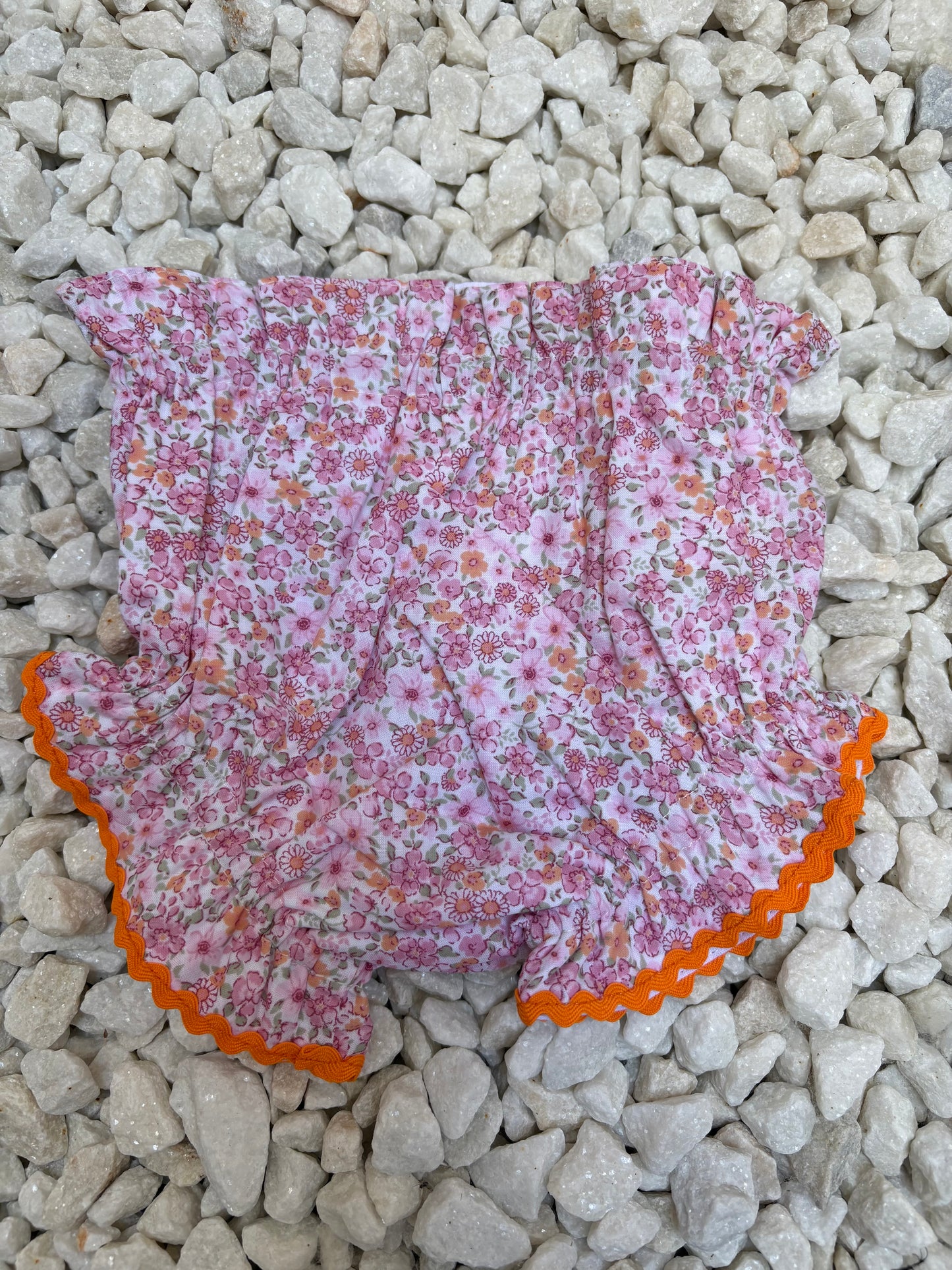 CUBREPAÑAL FLOR ROSA