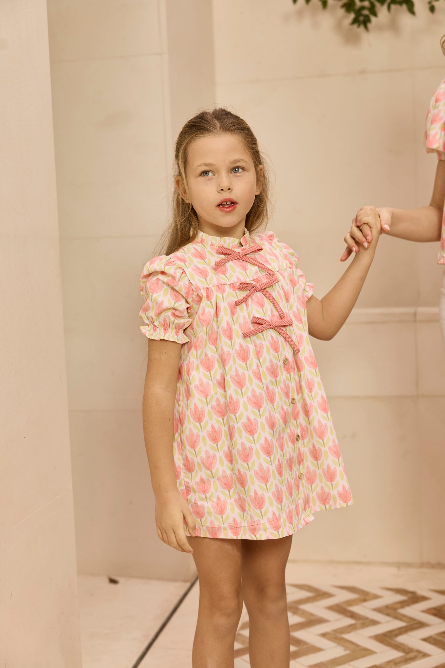 VESTIDO FLORES LAZOS