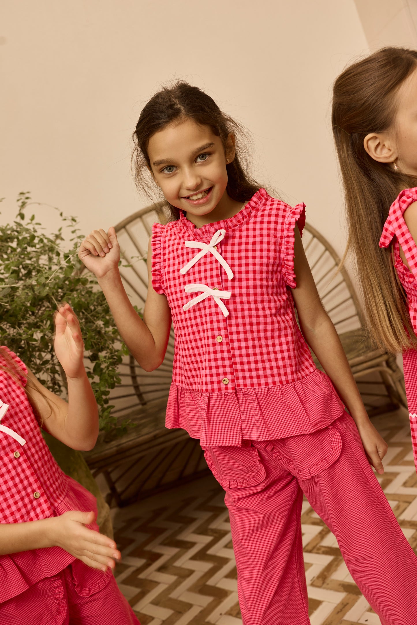 CONJUNTO BLUSA PANTALÓN VICHY