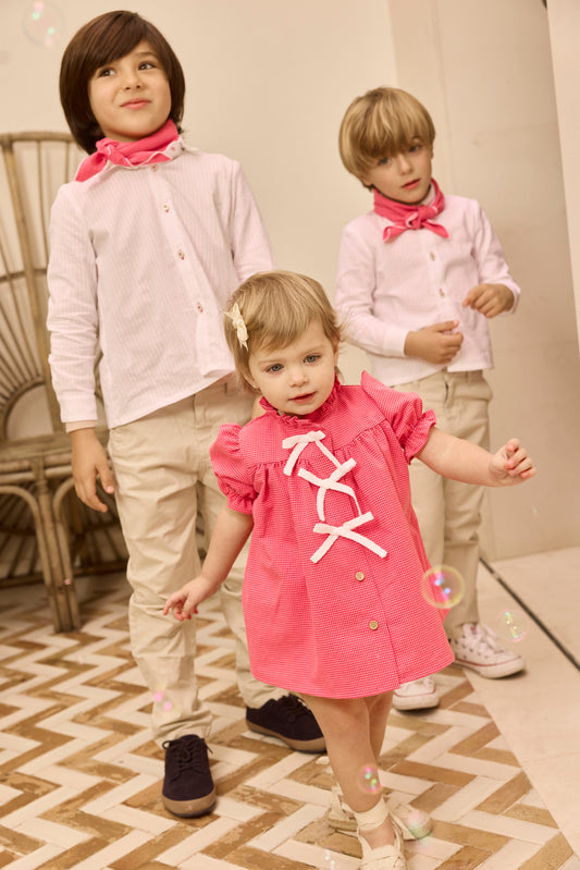 VESTIDO VICHY STRAWBERRY