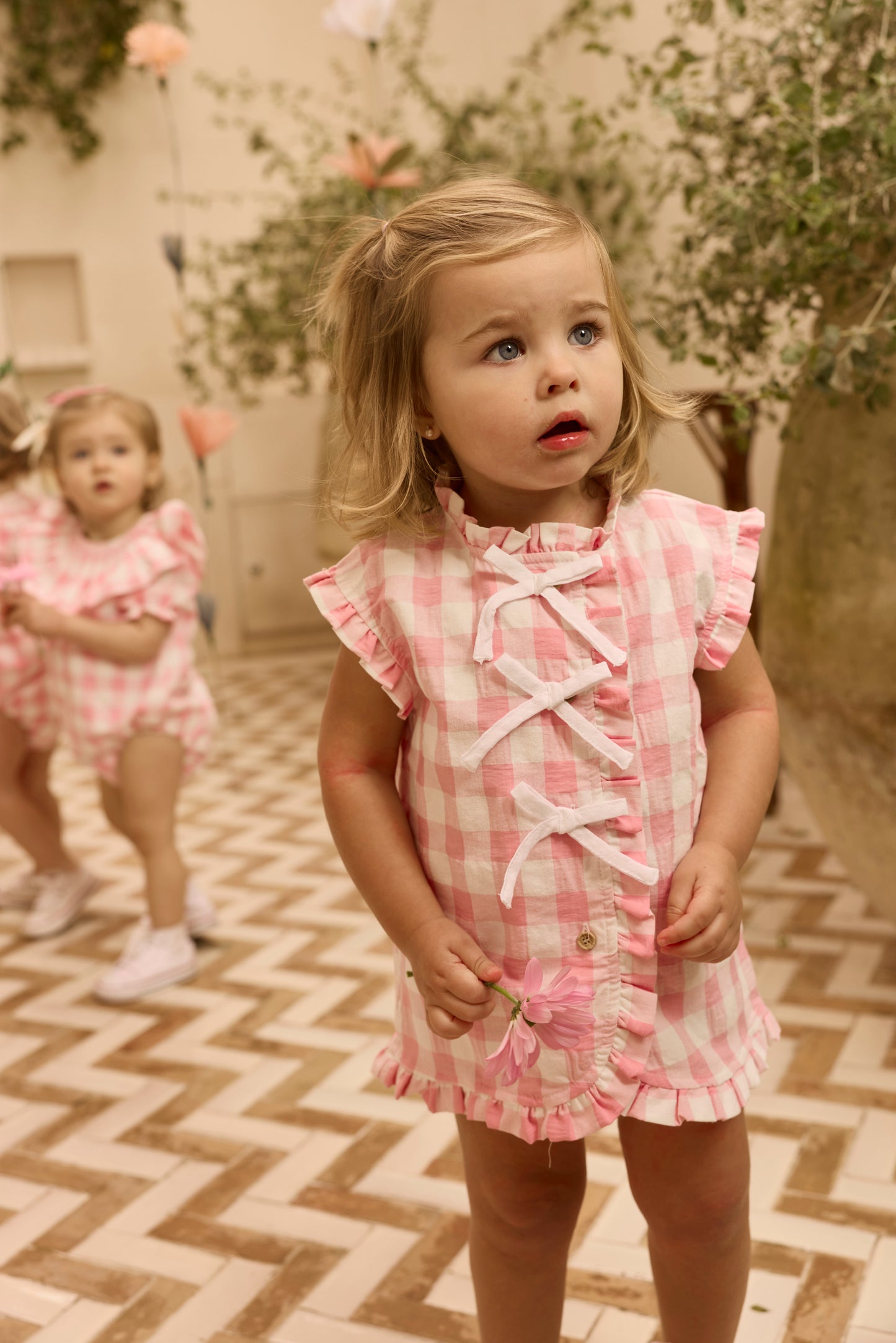 VESTIDO  VICHY ROSA